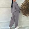 Women's 2 Piece Color Casual Sportswear Long Pants Set