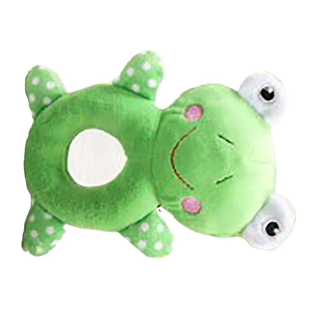 Plush Dog Toy Cute Frog Shaped Bite Resistant Teeth Grinding Boredom Anxiety Relief Stuffed Dog