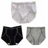 3Pcs Simple High Waist Threaded Panties Thin Cotton Crotch Seamless Briefs Underpants Lingerie Underwear for Women Gifts