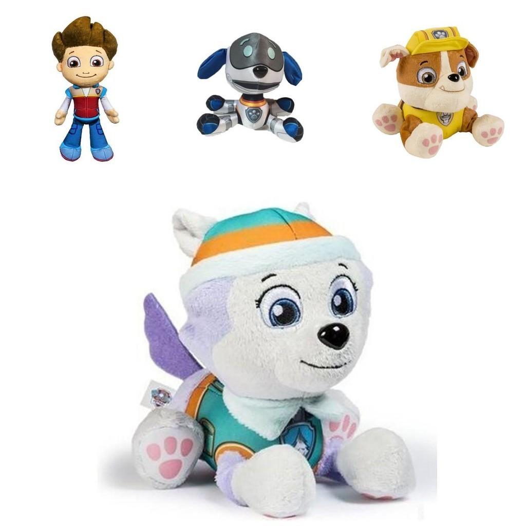 Set di peluche carino e coccoloso Paw Patrol con Ryder, Marshall, Rubble, Chase, Rocky, Zuma, Skye