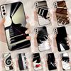 Piano Keys Keyboard Design Funda Case For Samsung Galaxy S25 Ultra S9 S10 S20 S21 FE S22 S23 Plus S24 Ultra Phone Cover