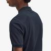 Fred Perry [Sharp] Crepe Pique Zip-Neck Polo Shirt (608) Afpm2437729-608