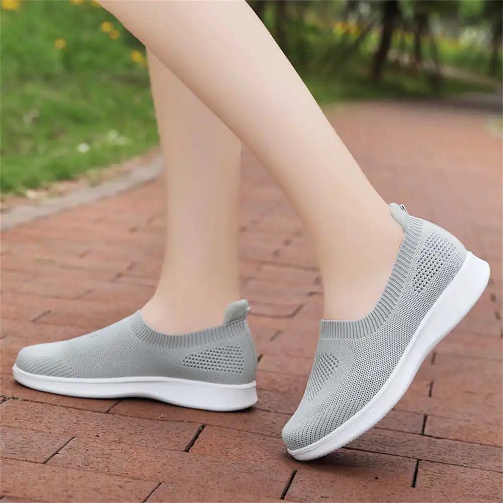 Lazy Knitting Sport Shoes Woven Loafers Women Sneakers Size 44 Class Overseas Collection Overseas Sneachers Donna Play