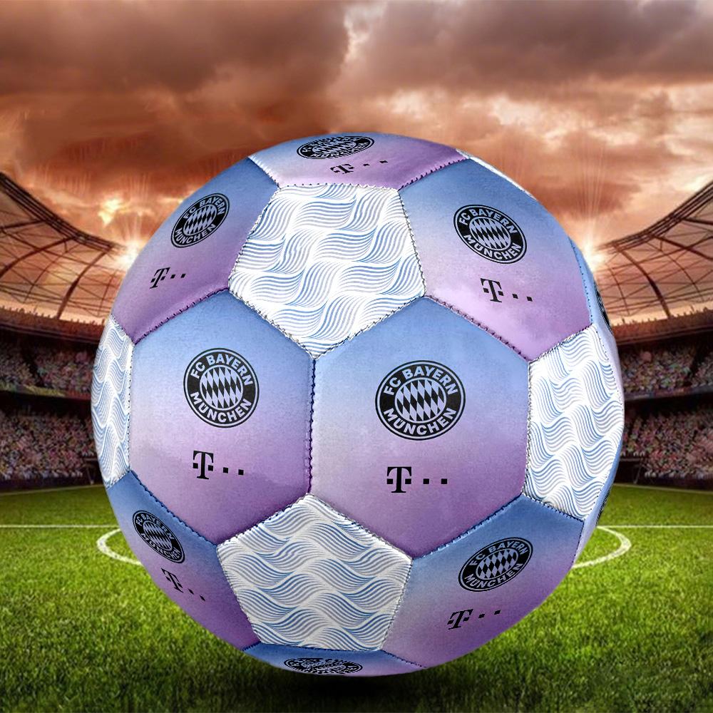 1pc German FC Bayern Munich Football Soccer Ball Size 5 Indoor Soccer Ball Fashion Colorful  Backyard Game -Great For Sports Fans Gift