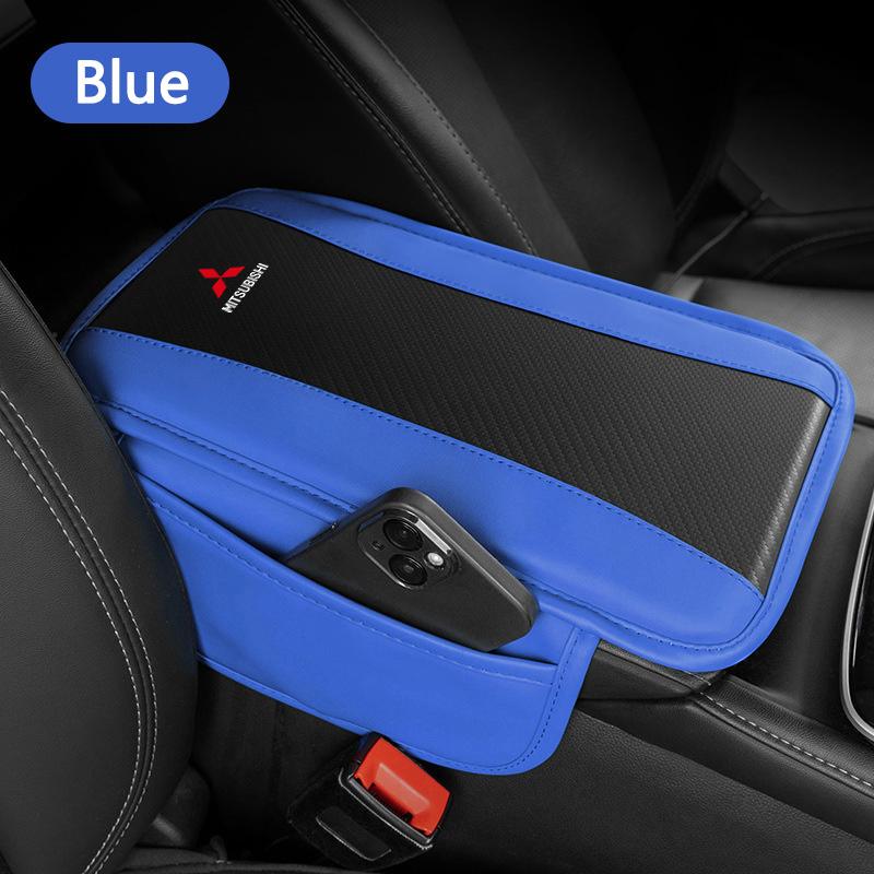 Car Armrest Storage Box Cover Auto Armrest Leather Cushion Fit For Mitsubishi Asx Lancer 10 Outlander 3 L200 Pajero Sport Galan
