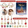 Days Christmas Advent Calendar for Women - Alloy Bracelet Jewelry Set with Surprises, Holiday Countdown Gift