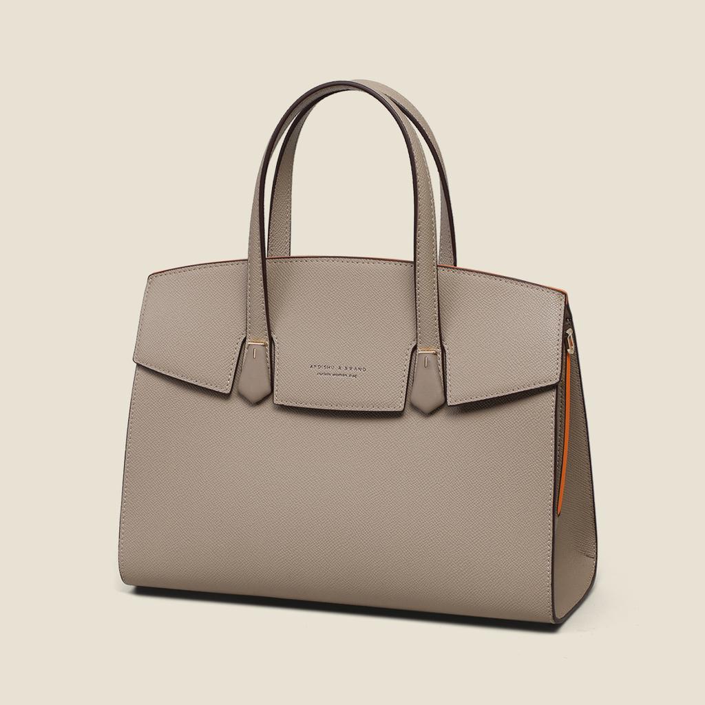 New Autumn and Winter Genuine Leather Handbag Large Capacity High-end Single-shoulder Crossbody Bag