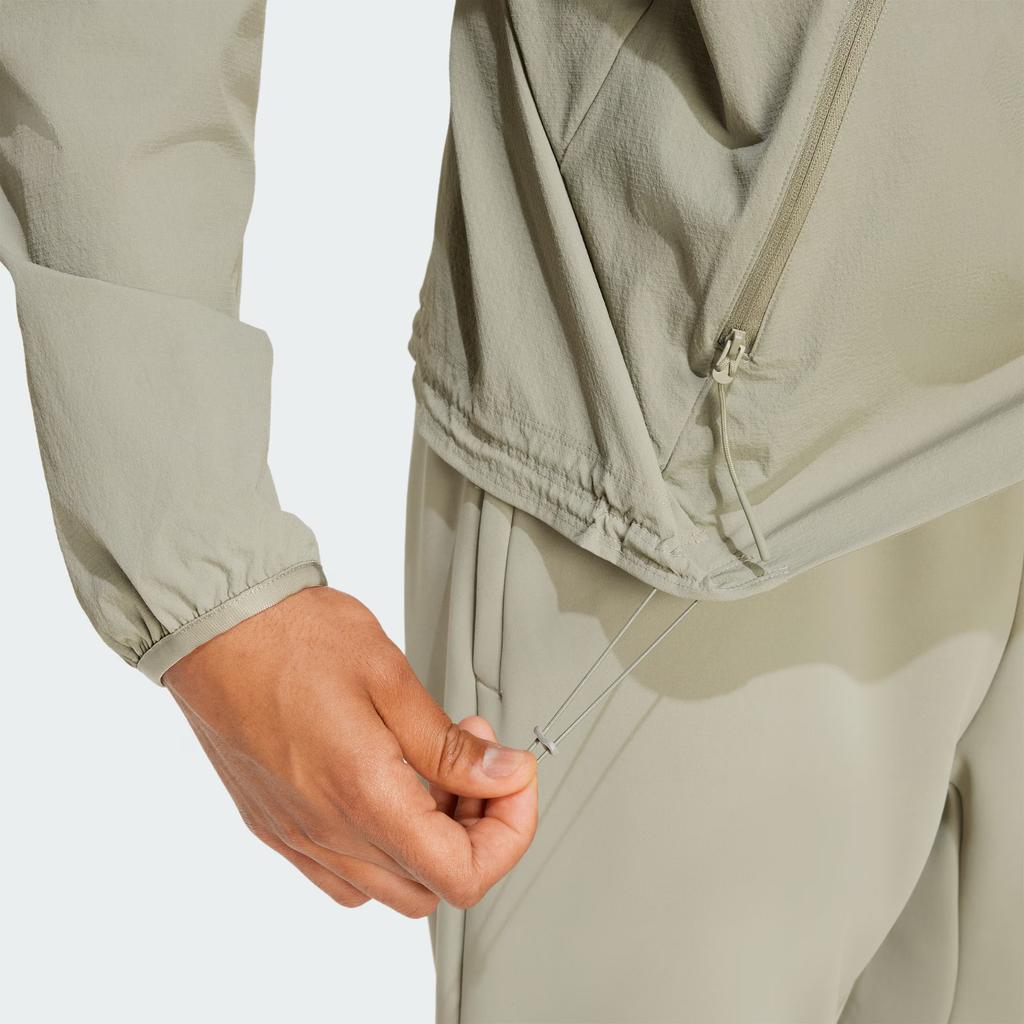 adidas Myshelter Ss25 Szélálló Alkalmi Laza Sokoldalú Kapucnis Dzseki Férfi Dzseki JW3631