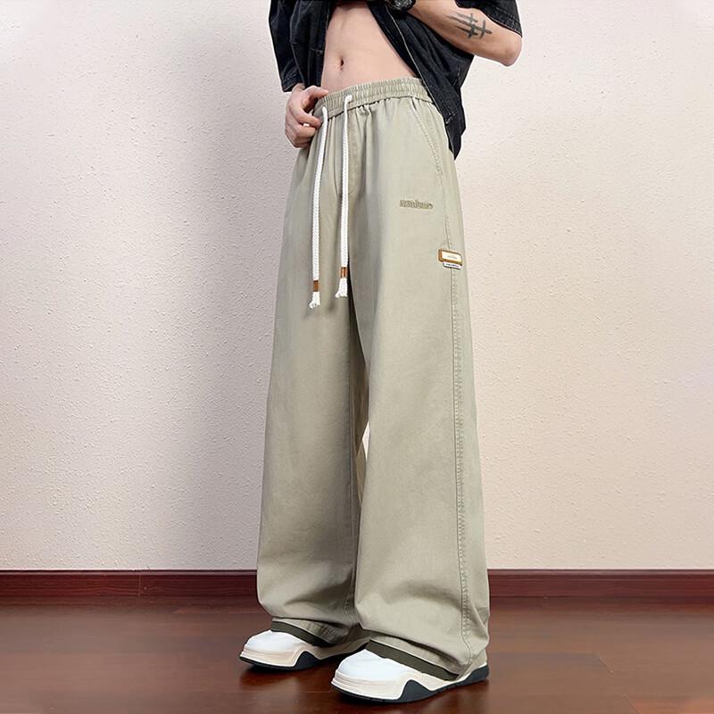 NASA MARVEL Men's Slim Straight Pure Cotton Cargo Jogger Pants