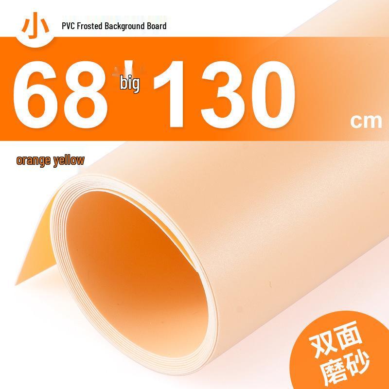 White Frosted PVC Photography Background Board - Waterproof Gray Reflective Cloth