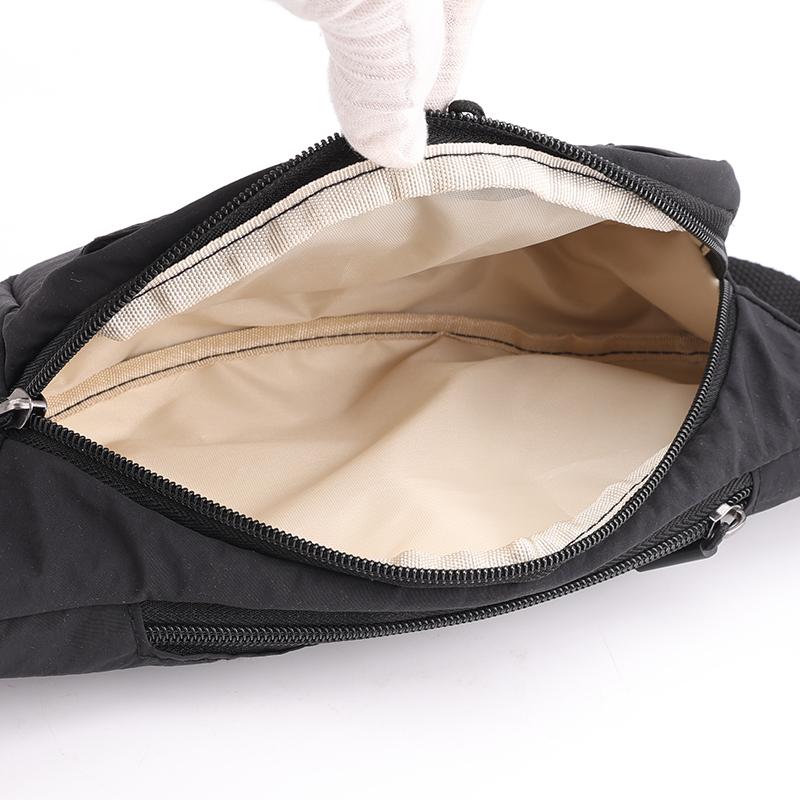 Damen Umhängetasche Wasserabweisende Nylontasche Multifunktionale Crossbody-Tasche Outdoor-Sport Bauchtasche