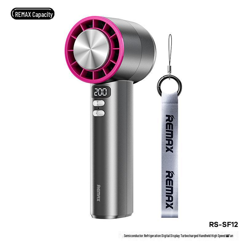 Remax Ultra-High Speed Handheld Fan with Powerful Wind Force
