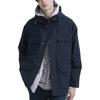 UNIQLO Solid Color Zipper Pocket Design Jacket Unisex jackets Deep-Sea-Blue 459590-69