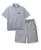 JEEP [Set] M-Logo Short Sleeve Zip-Up & Shorts Set (Jp5Tsu170Mg)