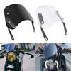 Clear Front Windshield Vintage Style Wind Deflector Stylish Motorcycle Headlight Wind Deflector Durable Fit for CG125