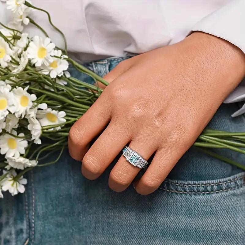 Nádherné Luxusní Prsteny pro Ženy Svatba Zásnubní Doplňky Unikátní Dámský Prsten Módní Šperky Dárky