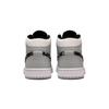 Jordan Air Jordan 1 Ollie Abrasion Resistant Mid top Vintage Basketball Shoes Men's White Gray 554724-078(Team1291-)