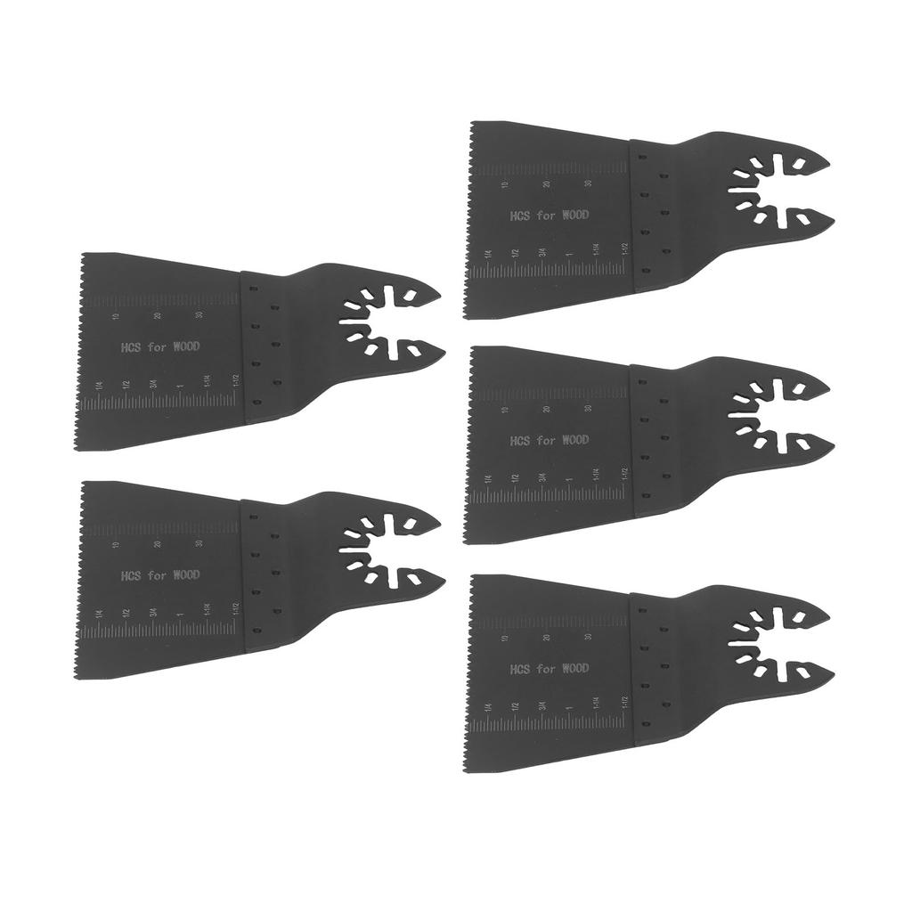 5 Pcs Oscillating Multitool Blade 65mm Multi Purpose Quick Release Tool Saw Blade for Wood Plastic
