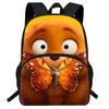 Zaino Scolastico Leggero per Bambini con Cartoni Animati, Zaino a Spalla Doppia con Supporto Ergonomico per la Schiena, Tessuto Oxford, per la 1ª-2ª Elementare