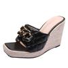 Fashion Peep toe Sandals Women Summer Shoes Fashion Platform Shoes Elegant Ladies Sandals Wedge Heel 10cm Yellow Black Pink A4199