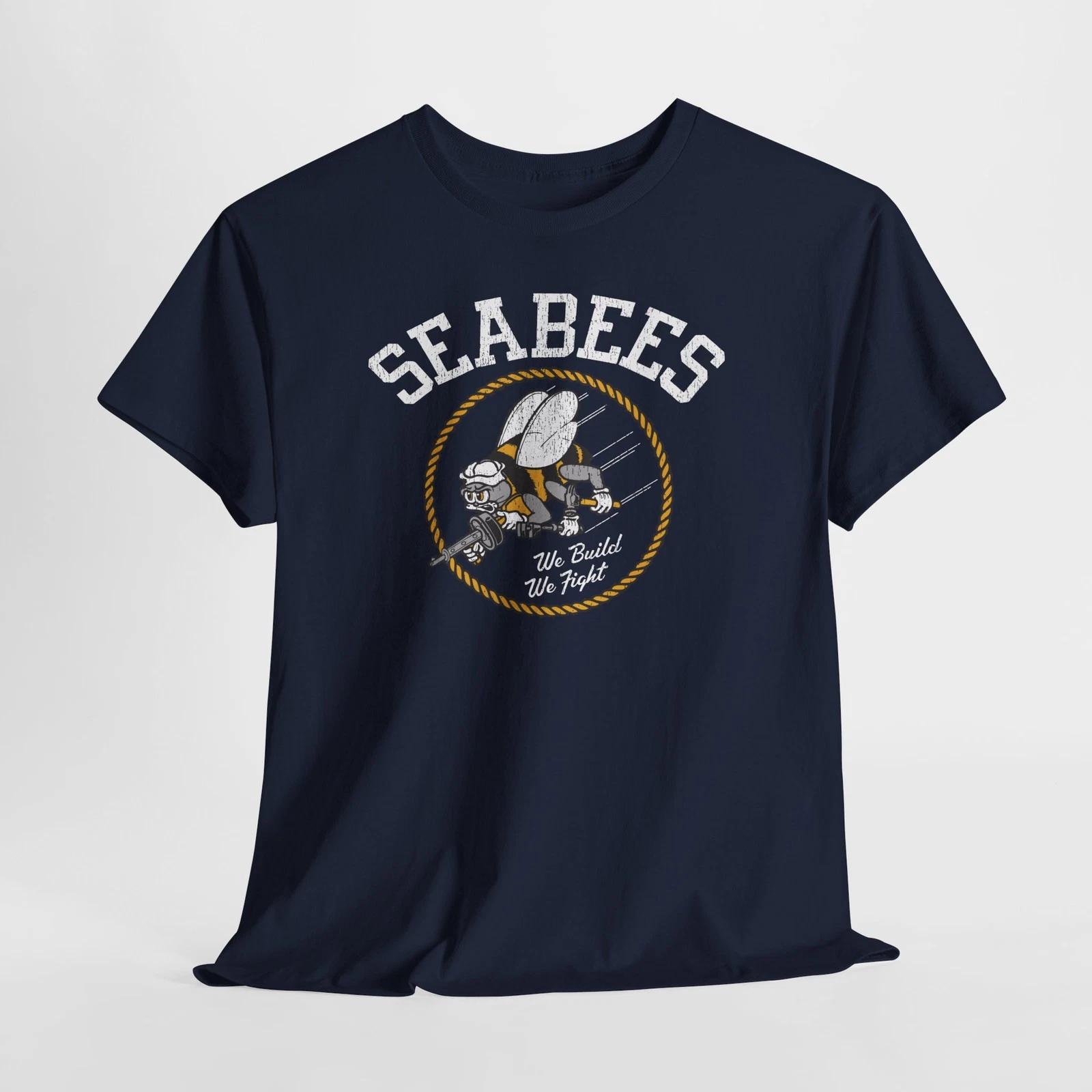 Seabees - Navy Military Veteran Service Member T-Shirt | S-5XL | 6 Colors S