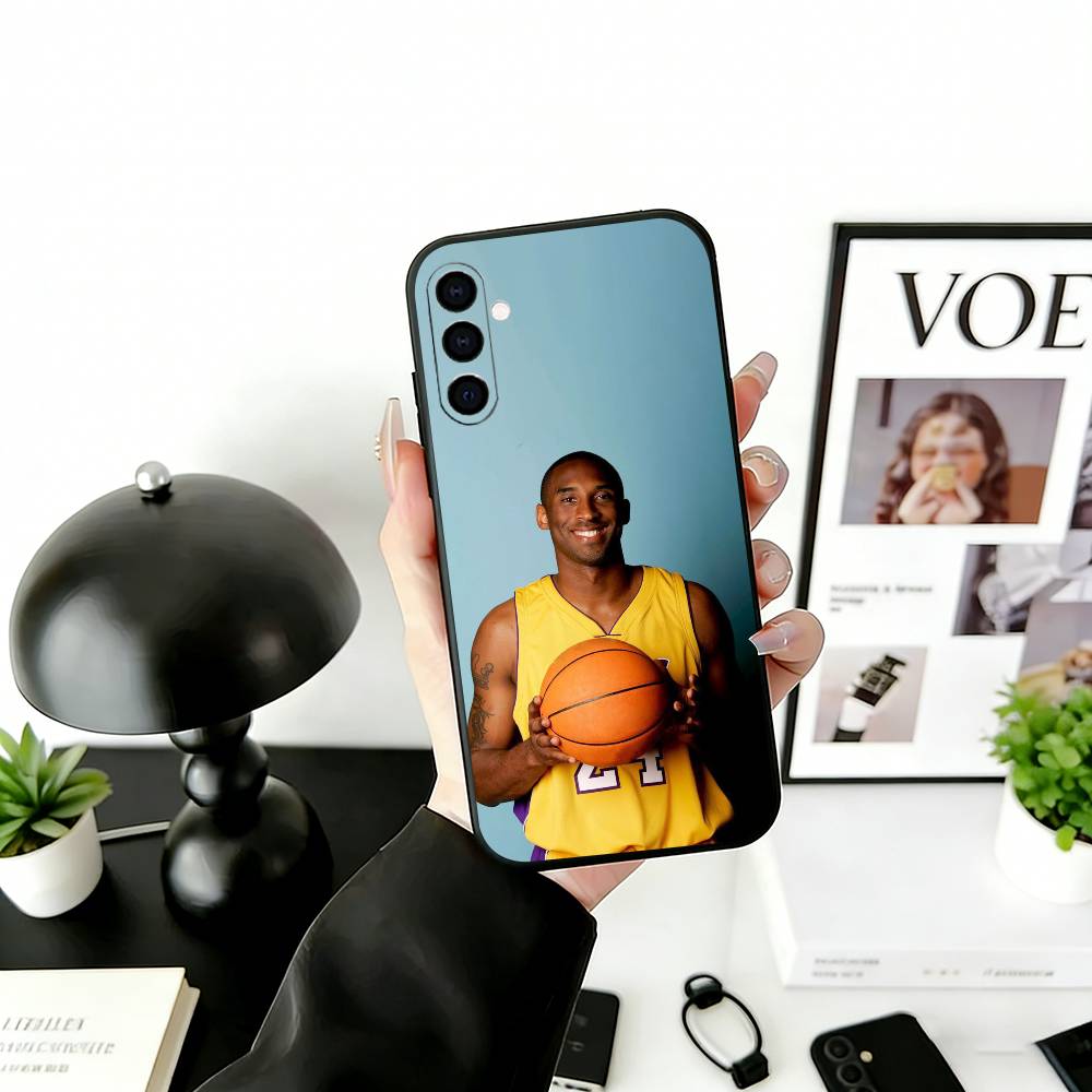 Coque de téléphone K-Kobe Bryant Silicone Noir Souple Pour Samsung Galaxy A73,A72,A71,A70,A53,A52,A51