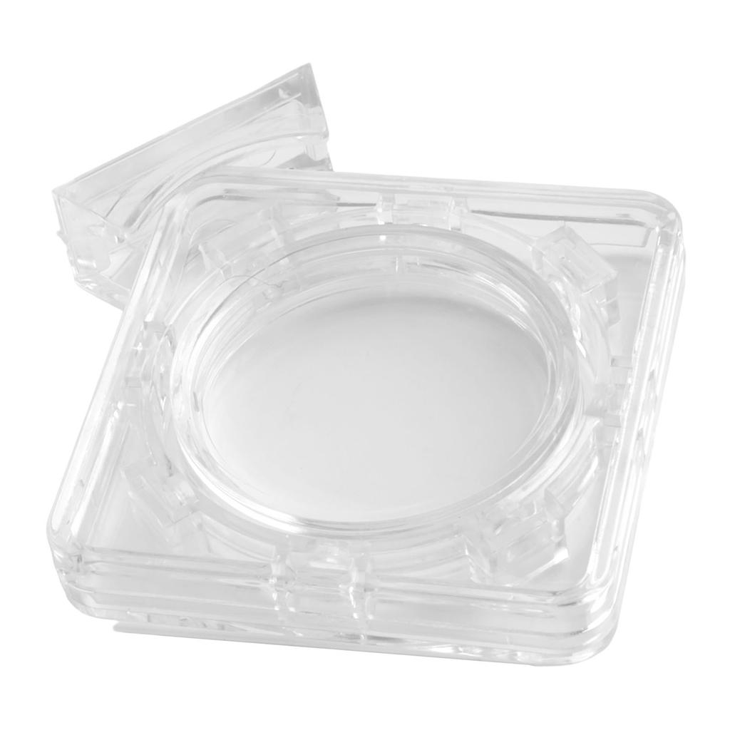 Transparent Acrylic Protective Coin Display Case for 40mm Diameter with Stand Suitable for Collectors and Medal Storage