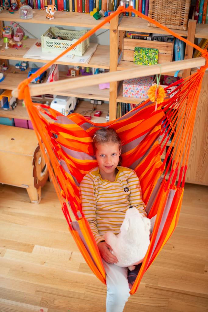 LA SIESTA Basic Domingo Hammock Chair (Outdoor Use, Made by Hammocktex) DOC14-28 (Toucan)