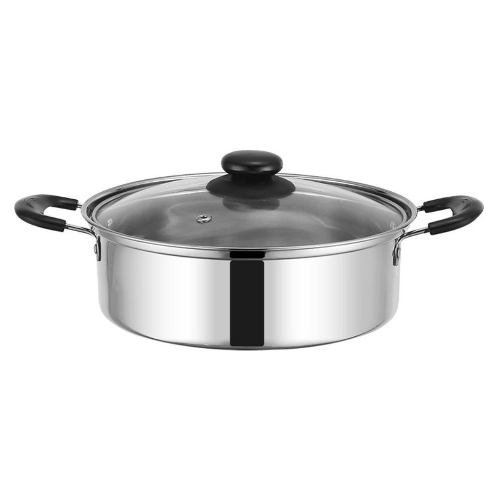Rust Resistant Non-Stick Egg Poacher Pot Stainless Steel Soup Pot Multi Purpose Steamer  Meal Prep