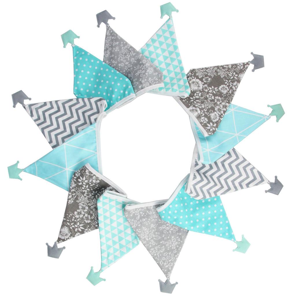 Nordic Style Cotton Triangle Banner - Tent, Wedding, Kindergarten Decoration