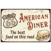 Vintage USA Route  Metal Tin Signs Wall Art Posters  Aluminum Plaque Sign for Garage Cafe Living Room Club Bar Decoration