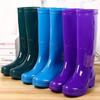 No Lining Quickdrying Rain Shoes Women's Tall Tube Velvet Cotton Rain Boots Waterproof and Nonslip Medium Tube Water Boots To Keep Warm
