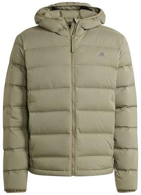 Jacket Helionic Hooded Down Jacket Olive Patches