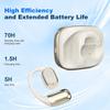 Ai Translation Earbuds 3-in-1 Bluetooth 5.4 Translator Earphones 144 Languages Translate Wireless Headphones for Travel Business Learning Headsets