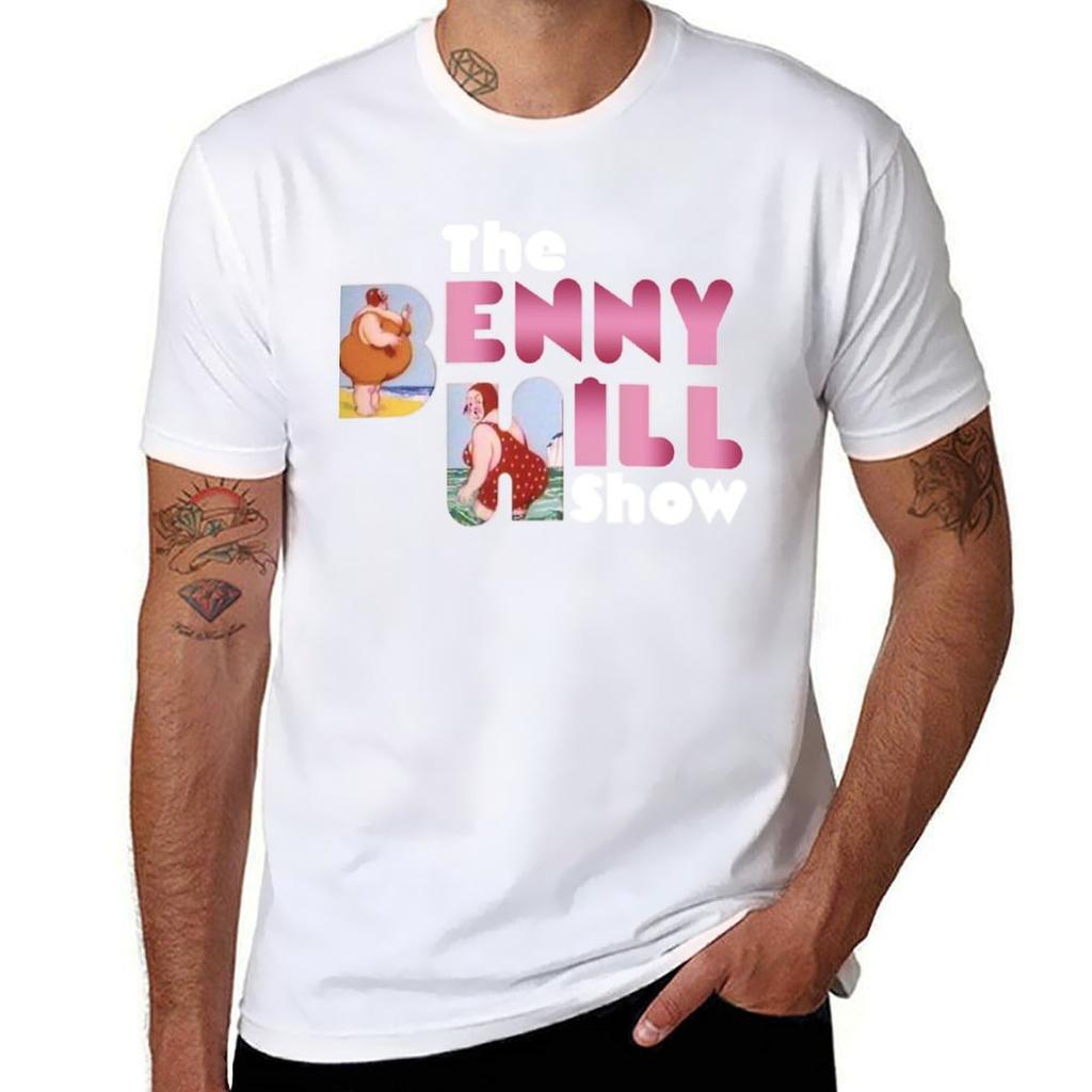 Benny Hill T-Shirt Short Sleeve Tee Graphics Summer Tops Mens T Shirt Graphic