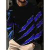Men'S Casual Long Sleeve Round Neck T-Shirt, Regular Fit for Sports Training And Outdoor Activities, Soft Breathable Fashion Casual Top