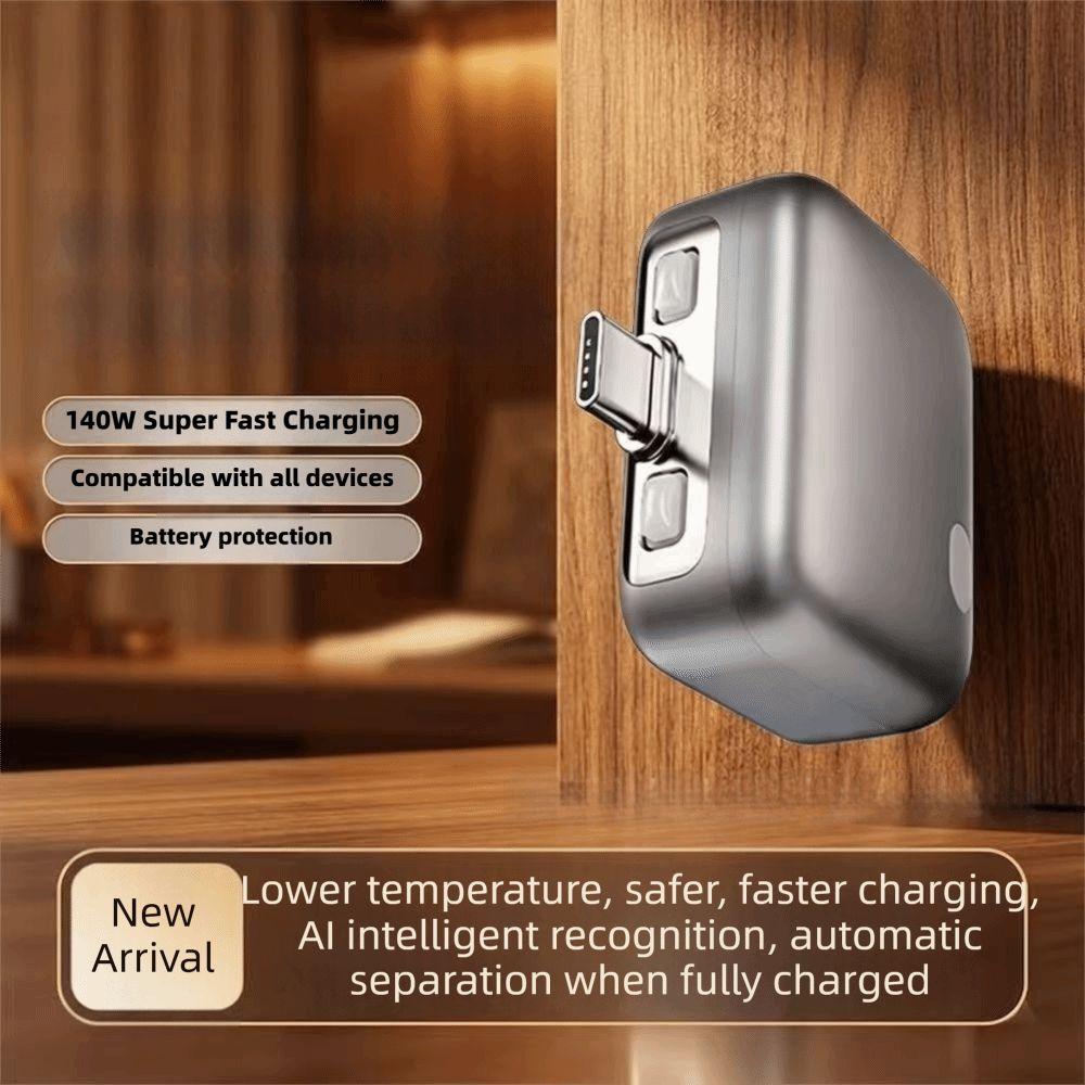 140W Full Charge Separator Type-C Power Breaker Auto Stop Charging Adapter for Type-C Device