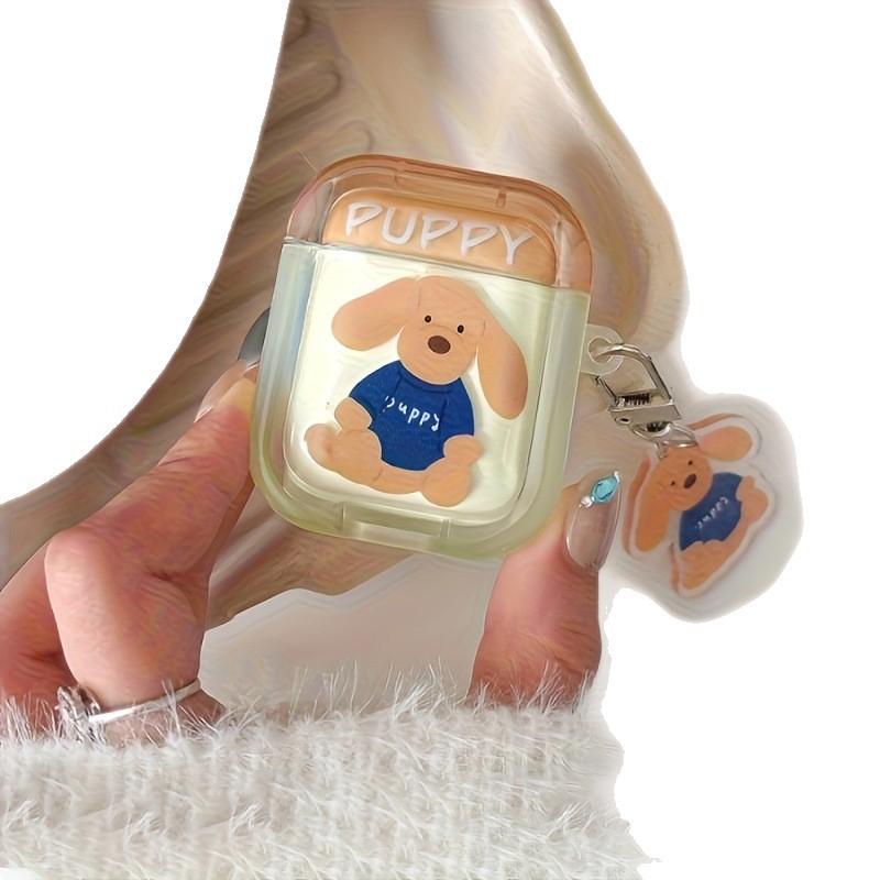 Cartoon Three Puppies for AirPods Pro1 Apple Bluetooth Wireless 1/1/1 Generation Earphone Cover Cute Soft