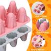 2Pcs Halloween Silicone Molds, 3D Ghost Silicone Mold for Food, Non-Stick Cute Ghost Cake Pop Mold for Jelly Chocolate Candy Gummy Crayon Resin