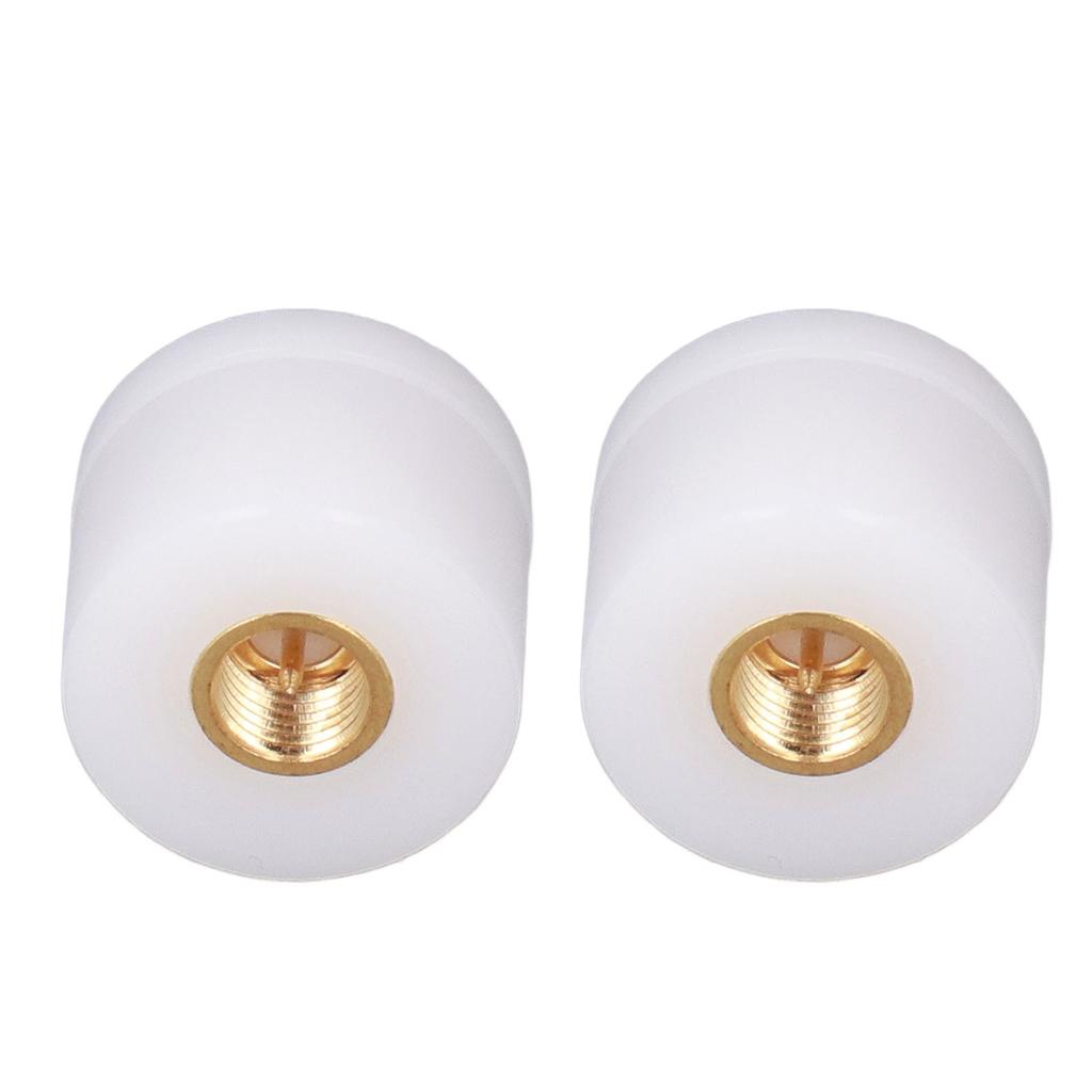 2 ks Wifi Mini Anténa 2.4G Vysoký Zisk Venkovní Vodotěsná Krátká Lepicí Tyč Palec pro Chytrou DomácnostBílá