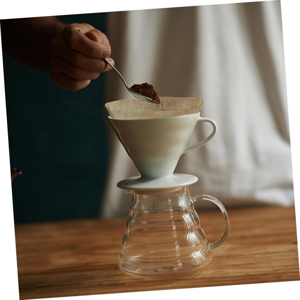 NUOLUX Coffee Filter 300 Round Filter Paper Perfect for Coffee Espresso Coffee Espresso Coffee Filter Brown Paper, Sheets, Set, Camping, Outdoors,