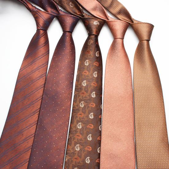 Men Tie Bright Color Multiple Pattern Design Dress Suit Tie Versatile Business Trip Neckwear Outfit Accessory