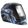 Welding Helmet Auto Darkening, 93 X 43 Mm True Color Welding Hood, Solar Powered Welder Mask 2 Arc Sensors, Shade 4/9-13 for TIG MIG ARC Weld Grinding