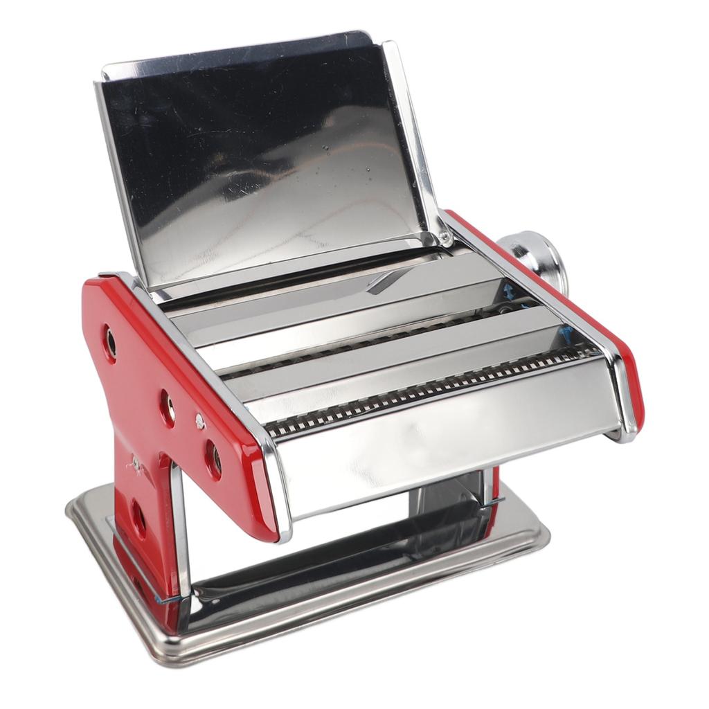 Pasta Maker Machine Stainless Steel Multifunctional Adjustable Thickness Settings Manual Roller