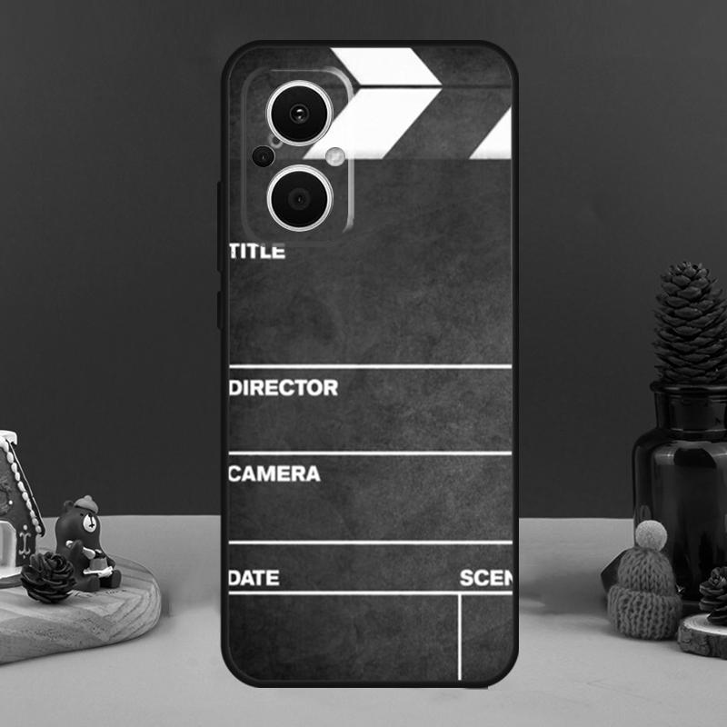 Film Clapperboard Case For OPPO Reno 4Z 5Z 8T 10 Pro 11 F 4 6 7 8 5 Lite OPPO Find X6 X5 Pro X2 X3 Lite Cover