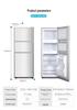 Two-Door Three-Door Large Capacity Refrigerator for Single Adults and Apartments