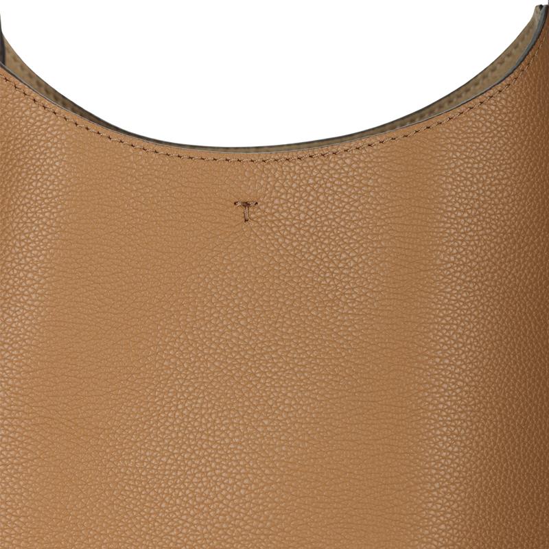 Tory Burch Romy Minimalist Solid Color Design Leather Shoulder Bag Small Women Shoulder Bag Tiramisu 175172-227