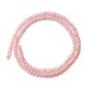 3 4 6 8 10mm Rondelle Faceted Crystal Beads Transparent Water Pink Glass Loose Beads For Jewelry Making DIY Bracelet Necklace