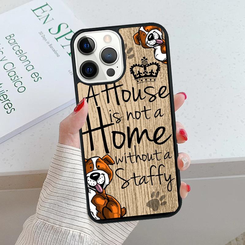 Staffordshire Bull Terrier Staffy Dog Phone Case For iPhone SE2020 15 16 14 13 12 11 Pro Max Coque For Apple 8 PLUS 7 fundas