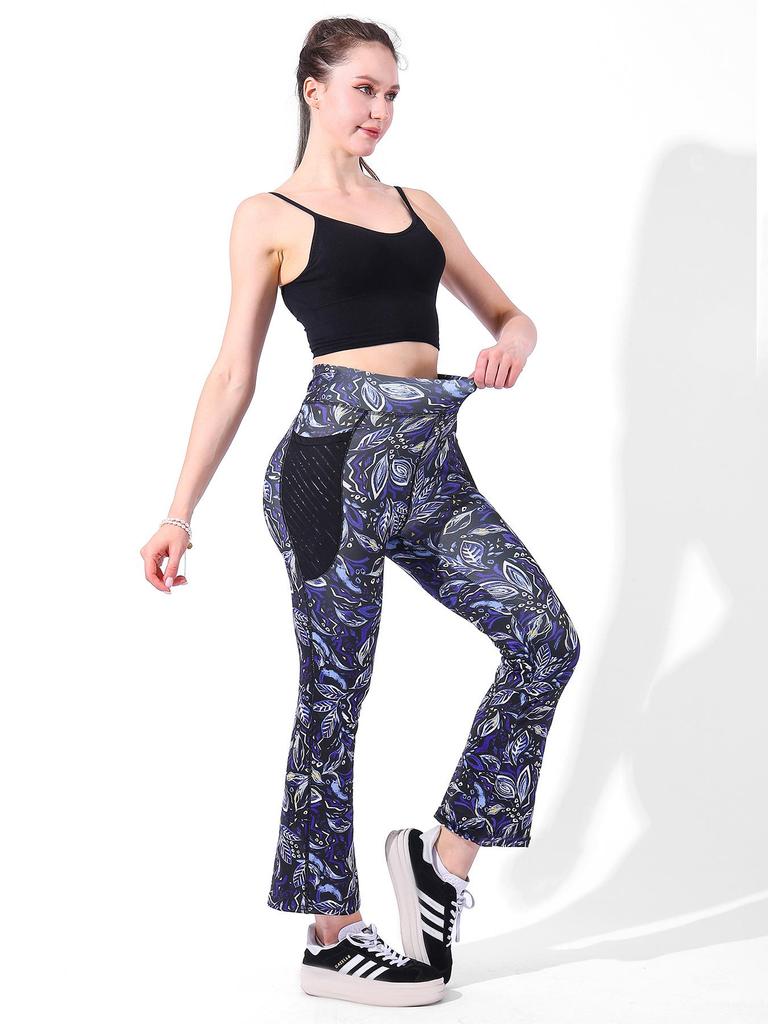 Women's High-Waisted Wide-Leg Yoga Pants XY452